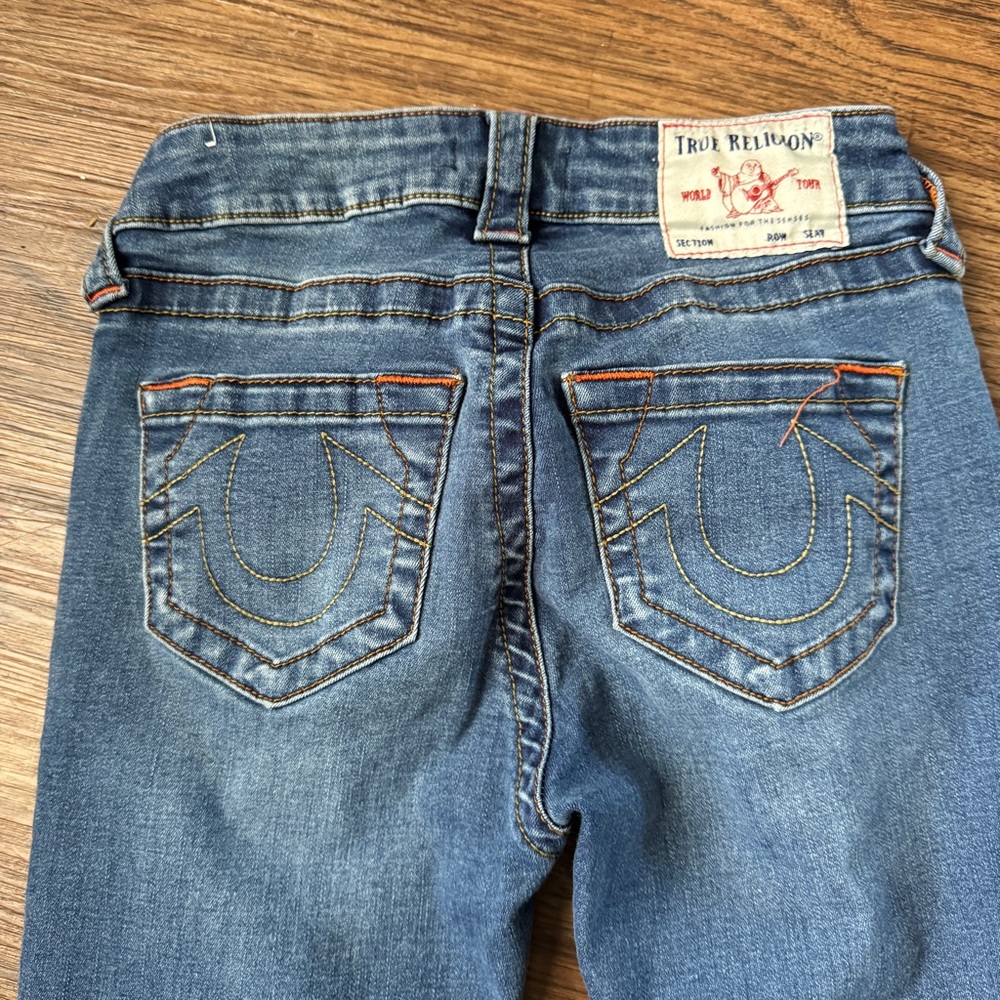 True Religion low rise skinny jeans